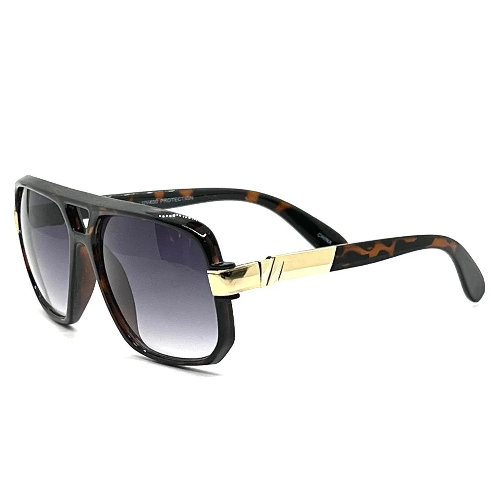 Streetwear Men Sunglasses Hip Hop Cholo Style Rapper Shades Elegant Classy Retro